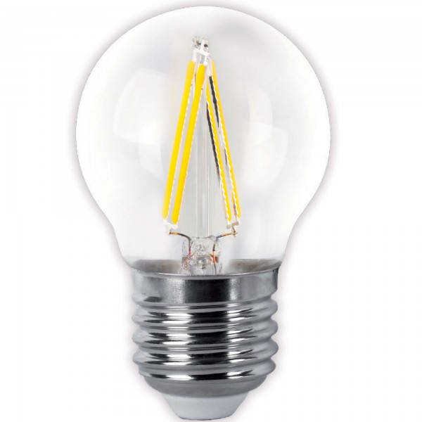Bomb.led filam.esferica clara e27 4w.fr (caja de 10 unidades)