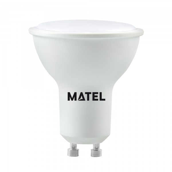 Bomb.led dicroica 120º gu10   8w.calida (caja de 10 unidades)