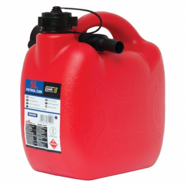 Bidón Gasolina 5 Litros Homologado Con Tubo Flexible