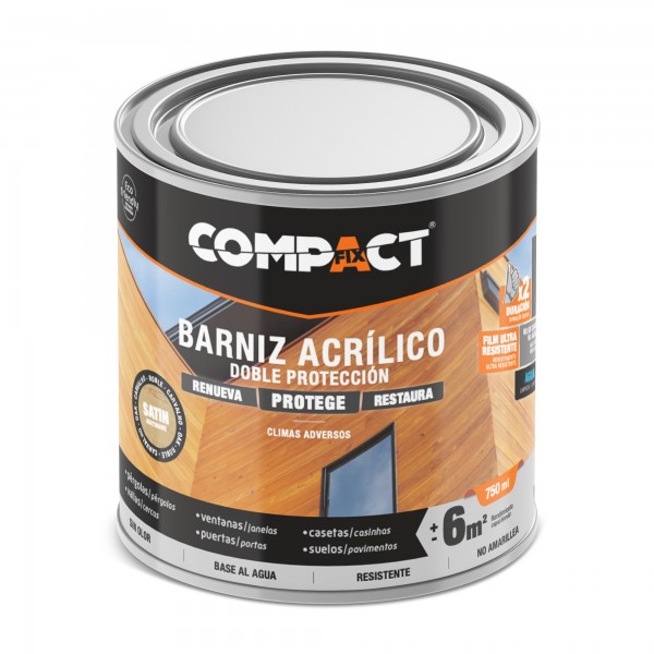 Barniz acríl.univ.satin.750ml incoloro