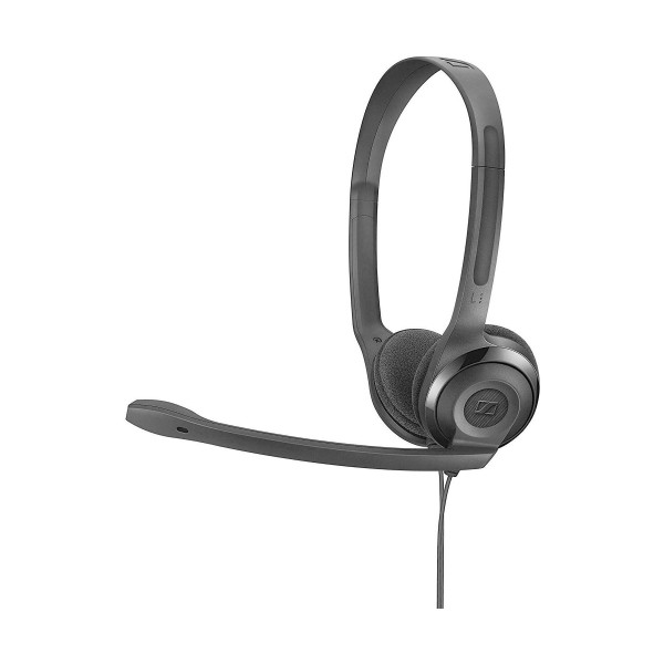 Sennheiser pc 3 chat negro auricular on-ear con micrófono y conector dual jack 3.5mm