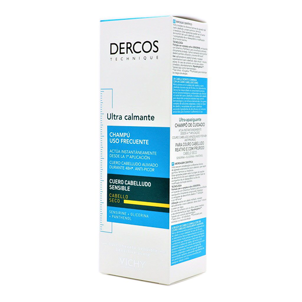 Vichy Dercos Champú Ultra Calmante Cabello Graso