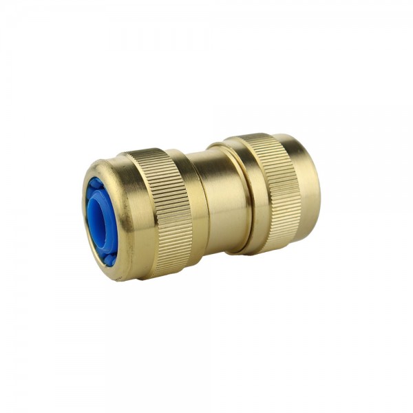 Conector rápido de manguera de latón stop 5/8 pulg