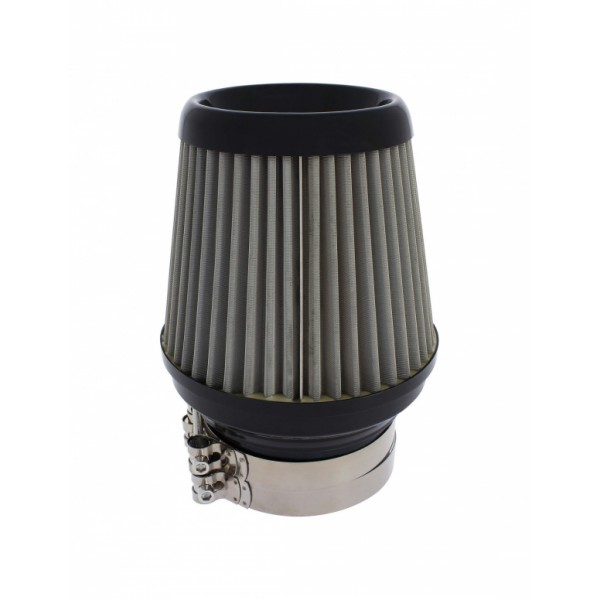 Filtro de Aire Universal para Coche Incluye 4 Adaptadores 60mm 65mm 70mm 77mm Color Gris/Negro