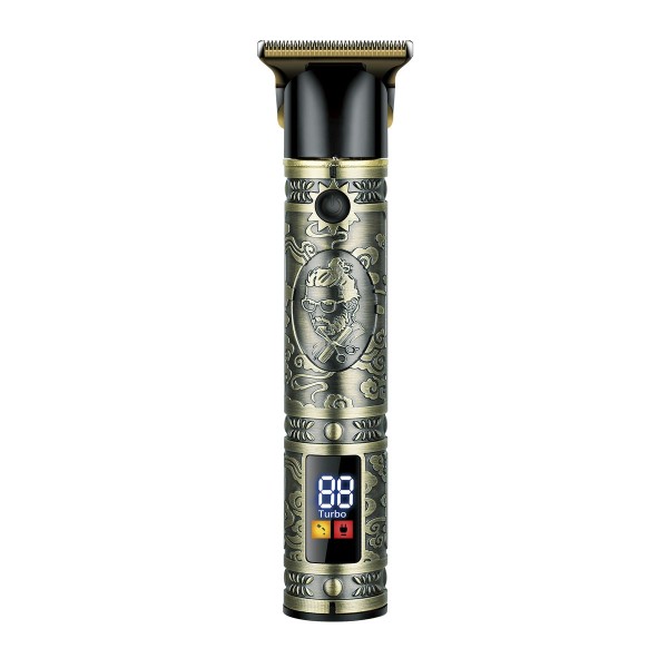 Cortapelo barba/cuerpo kuken dorado lcd