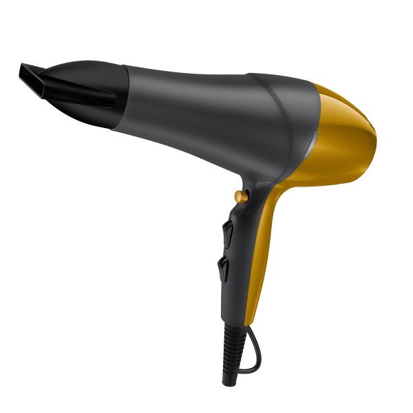 Secador prof.ionico 2100w. gris/dorado
