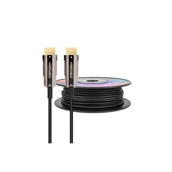 Nanocable cable hdmi v2.0 aoc 4k@60hz 18gbp 30 m