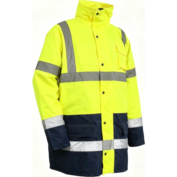 Parka reflectante amarillo t. xl