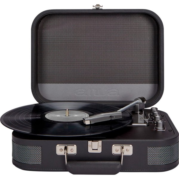 Aiwa vpx-1951tn black / tocadiscos con altavoces integrados